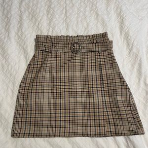 CHECKERED SKIRT